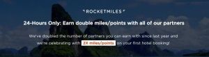 rocketmiles bonus